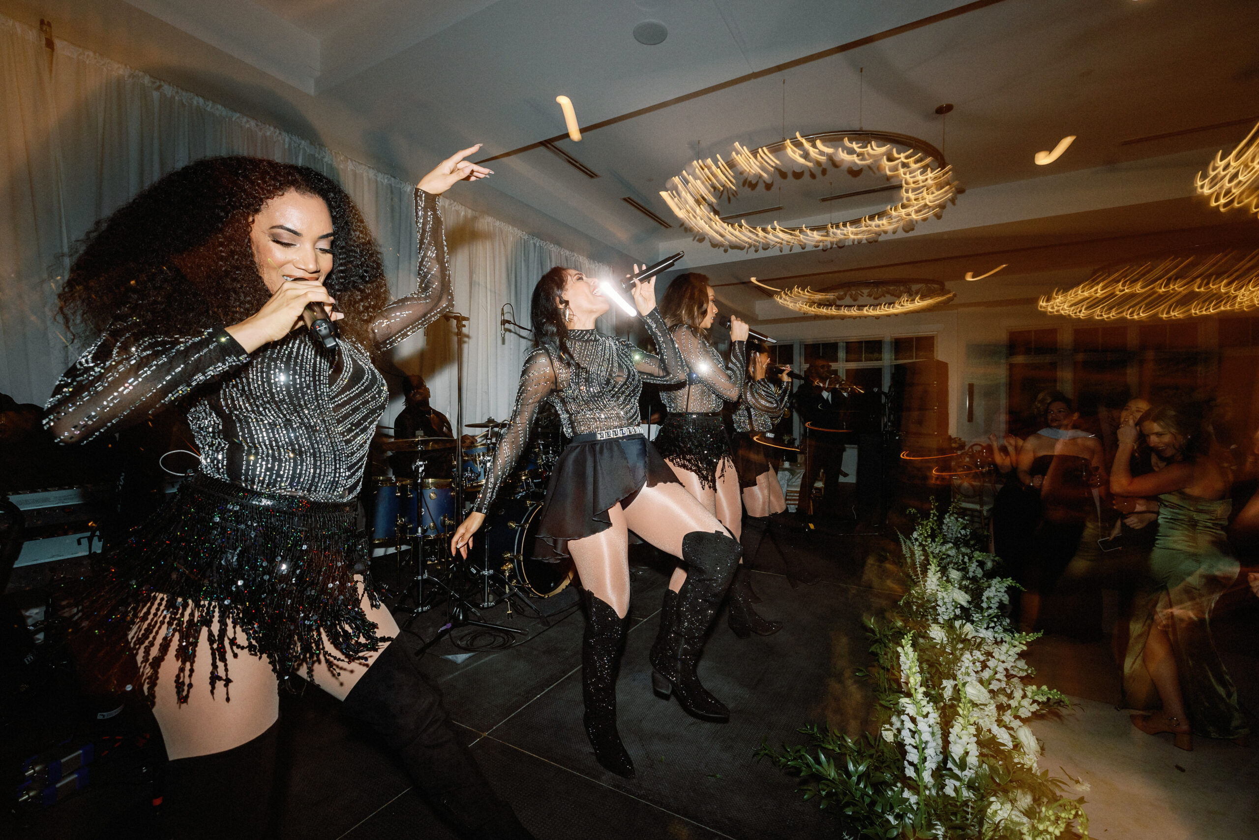 Wedding reception with dancing 